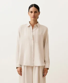 Chemise ample 100 % lin