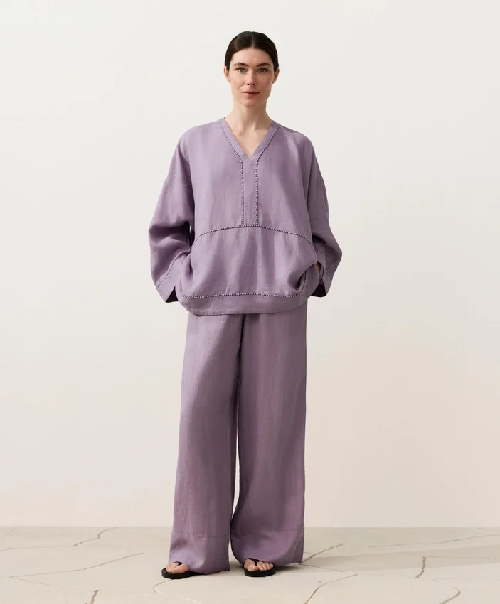 Chemise caftan 100 % lin Chemise caftan 100 % lin