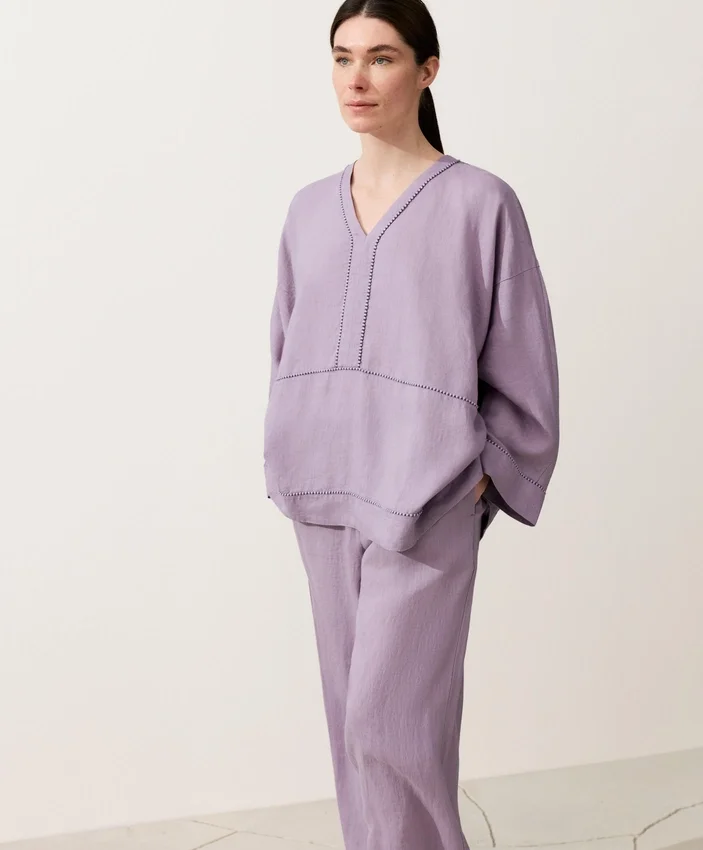 Chemise caftan 100 % lin Chemise caftan 100 % lin