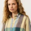 Chemise à carreaux classique 100 % lin Chemise à carreaux classique 100 % lin