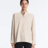 Chemise à col montant 100 % coton Chemise à col montant 100 % coton