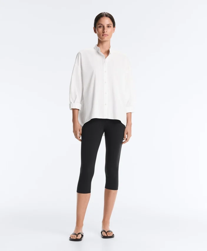 Chemise à col montant 100 % coton Chemise à col montant 100 % coton