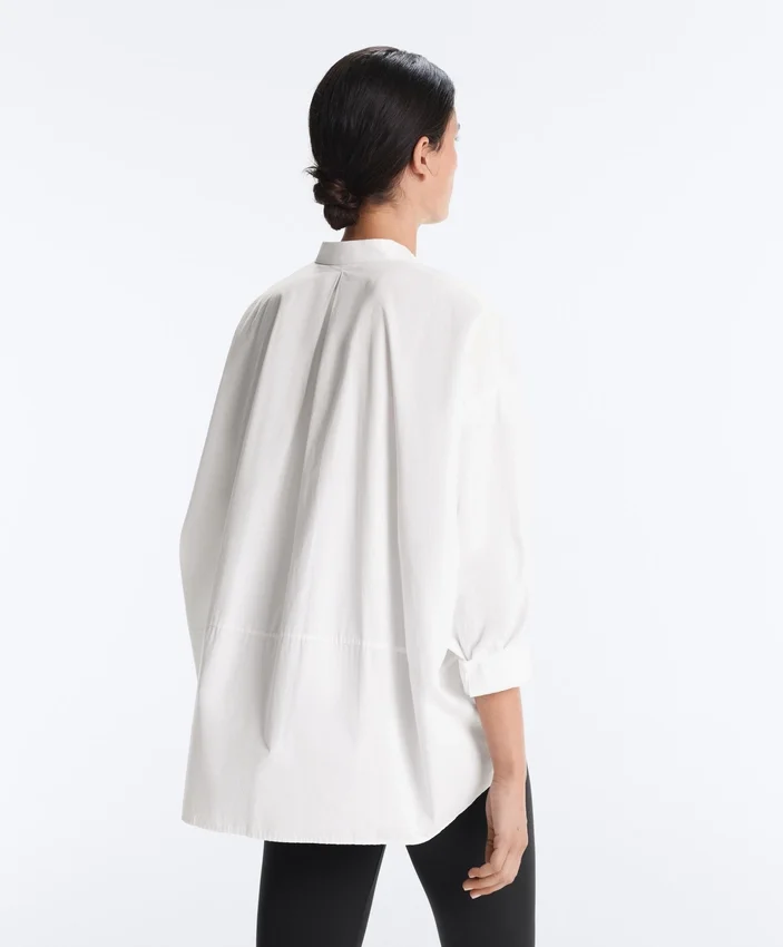 Chemise à col montant 100 % coton Chemise à col montant 100 % coton