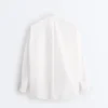 Chemise à col montant 100 % coton Chemise à col montant 100 % coton