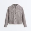 Chemise courte en mélange de lyocell à carreaux vichy Chemise courte en mélange de lyocell à carreaux vichy
