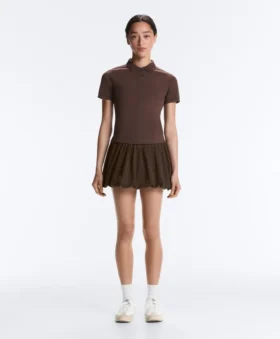 Chemise en coton piqué à coupe ajustée