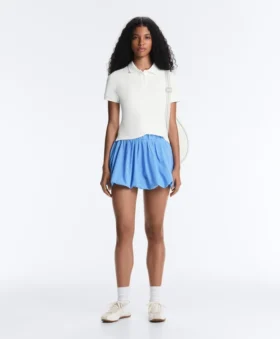 Chemise en coton piqué à coupe ajustée
