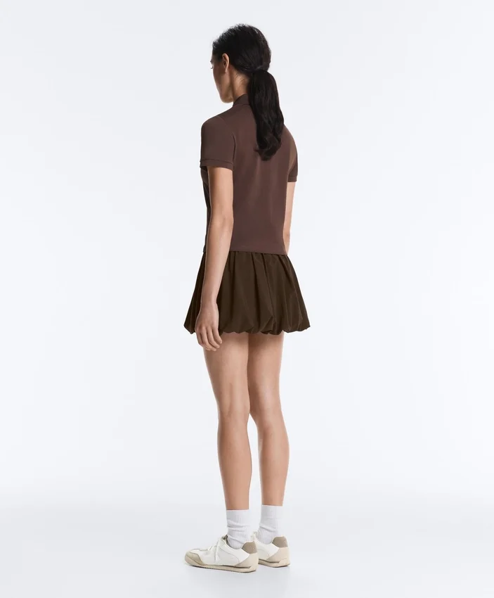 Chemise en coton piqué à coupe ajustée Chemise en coton piqué à coupe ajustée