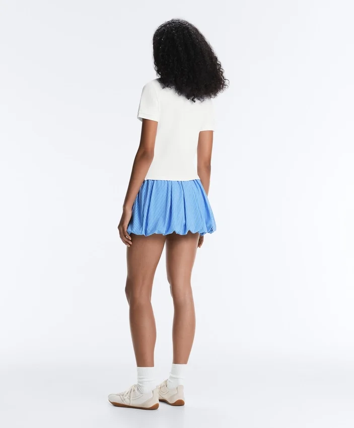 Chemise en coton piqué à coupe ajustée Chemise en coton piqué à coupe ajustée
