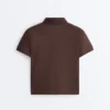 Chemise en coton piqué à coupe ajustée Chemise en coton piqué à coupe ajustée