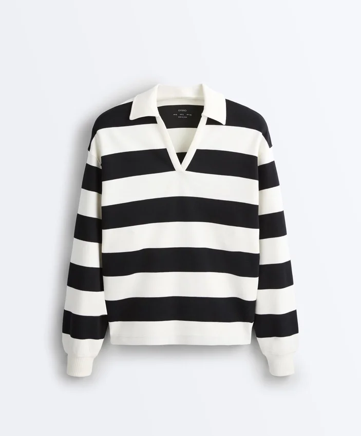 Chemise en coton piqué rayé Chemise en coton piqué rayé