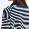 Chemise en maille rayée 100 % coton Chemise en maille rayée 100 % coton