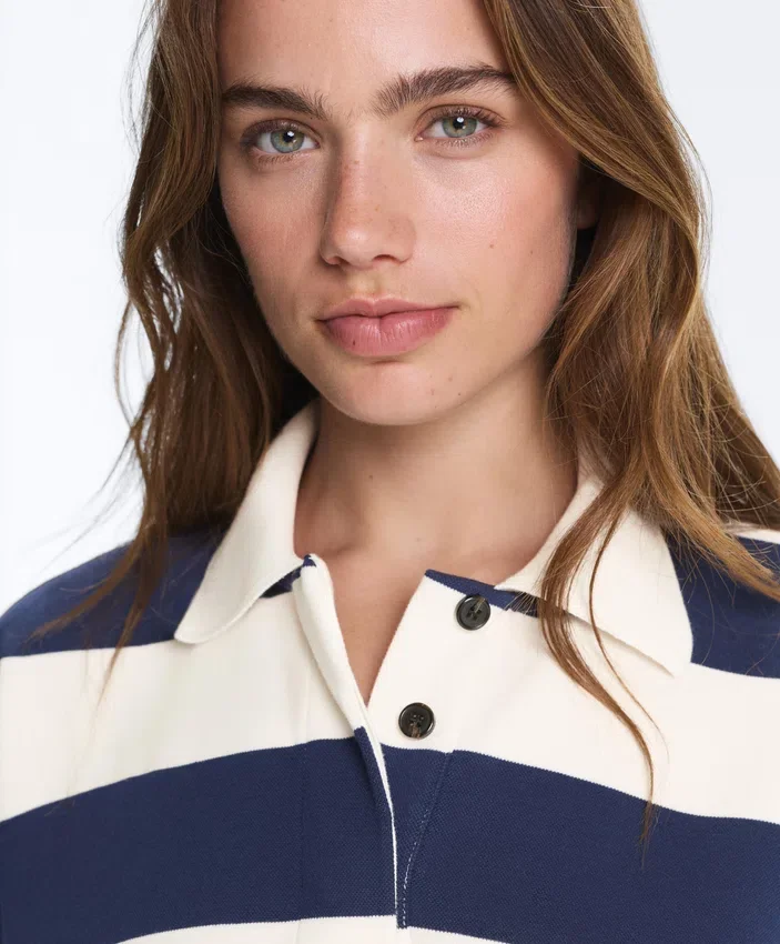 Chemise en piqué de coton jacquard Chemise en piqué de coton jacquard