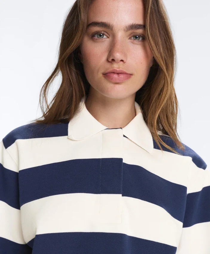 Chemise en piqué de coton jacquard Chemise en piqué de coton jacquard