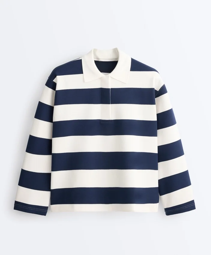 Chemise en piqué de coton jacquard Chemise en piqué de coton jacquard