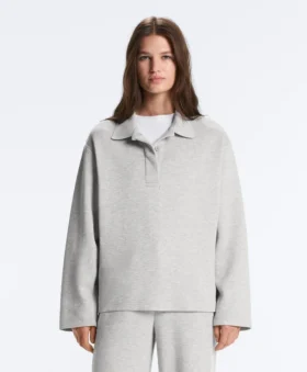 Chemise en piqué mélangé