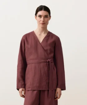 Chemise kimono 100 % lin