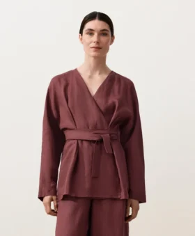 Chemise kimono 100 % lin