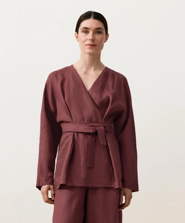 Chemise kimono 100 % lin Chemise kimono 100 % lin