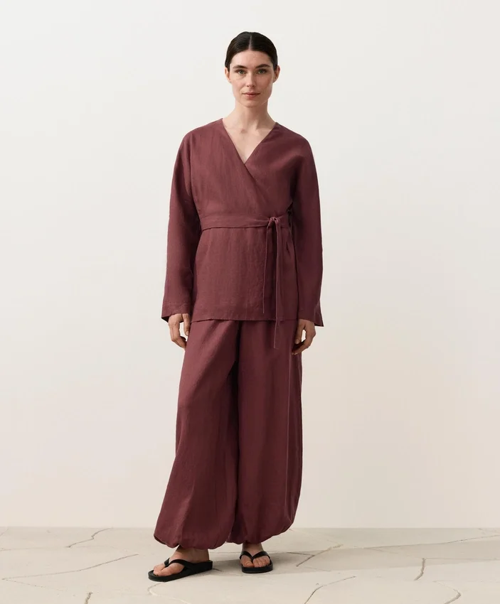 Chemise kimono 100 % lin Chemise kimono 100 % lin