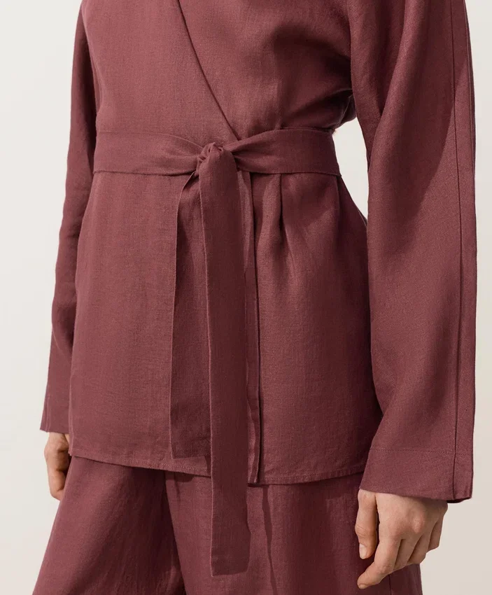 Chemise kimono 100 % lin Chemise kimono 100 % lin