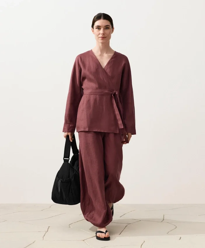 Chemise kimono 100 % lin Chemise kimono 100 % lin