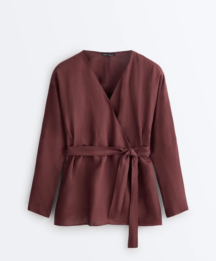 Chemise kimono 100 % lin Chemise kimono 100 % lin