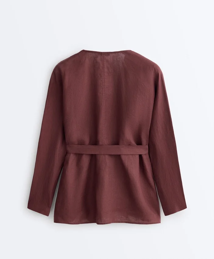 Chemise kimono 100 % lin Chemise kimono 100 % lin