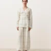 Chemise kimono en lin et lyocell à carreaux Chemise kimono en lin et lyocell à carreaux