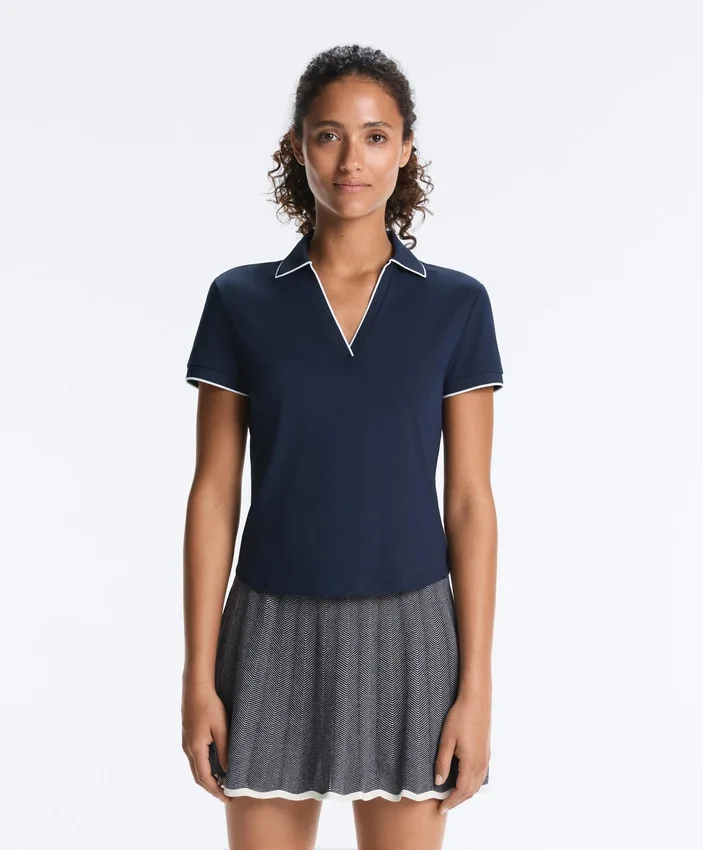 Chemise à manches courtes Comfortlux avec passepoil Chemise à manches courtes Comfortlux avec passepoil
