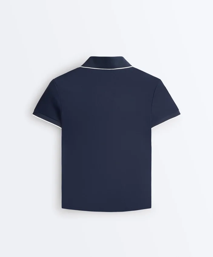 Chemise à manches courtes Comfortlux avec passepoil Chemise à manches courtes Comfortlux avec passepoil