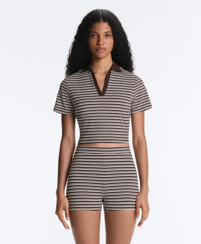 Chemise à manches courtes rayée Comfortlux Chemise à manches courtes rayée Comfortlux