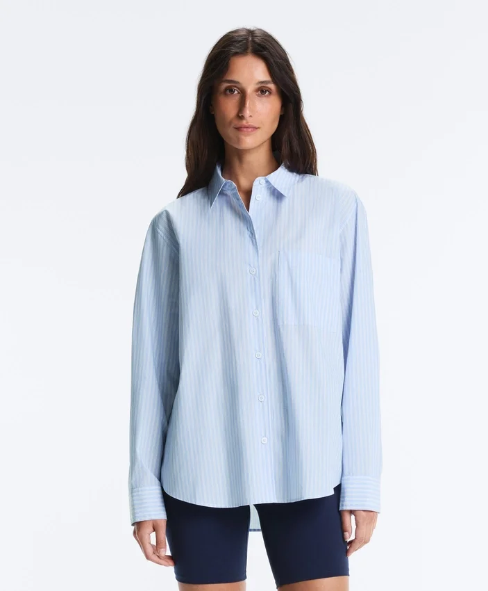 Chemise à manches longues 100 % coton Chemise à manches longues 100 % coton