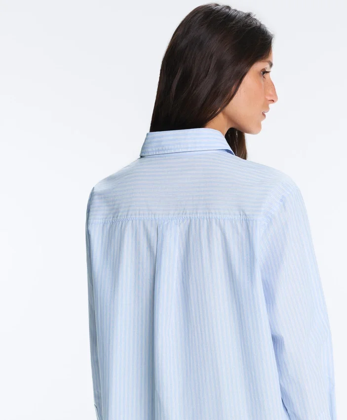 Chemise à manches longues 100 % coton Chemise à manches longues 100 % coton