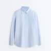 Chemise à manches longues 100 % coton Chemise à manches longues 100 % coton