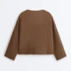 Chemise à manches longues avec liens, 100 % coton Chemise à manches longues avec liens, 100 % coton