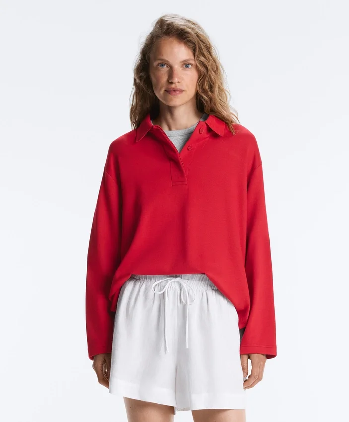 Chemise à manches longues en piqué Chemise à manches longues en piqué