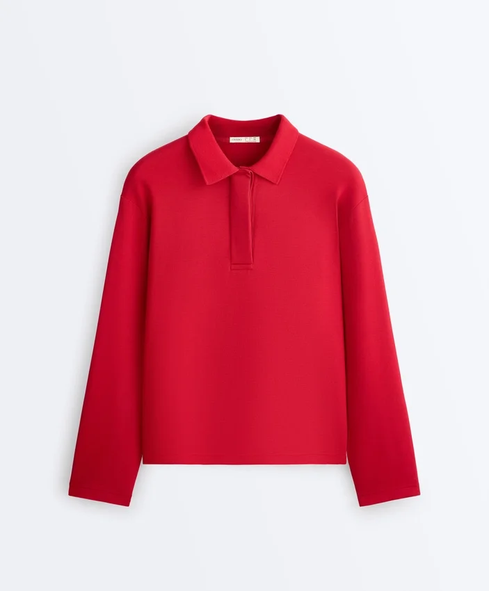 Chemise à manches longues en piqué Chemise à manches longues en piqué