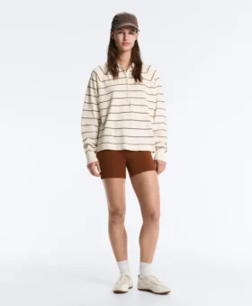 Chemise à manches longues rayée
