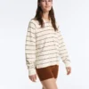 Chemise à manches longues rayée