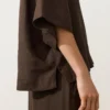 Chemise oversize à manches courtes 100 % lin Chemise oversize à manches courtes 100 % lin