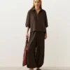 Chemise oversize à manches courtes 100 % lin Chemise oversize à manches courtes 100 % lin