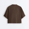 Chemise oversize à manches courtes 100 % lin Chemise oversize à manches courtes 100 % lin