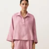 Chemise oversize à manches longues 100 % lin Chemise oversize à manches longues 100 % lin