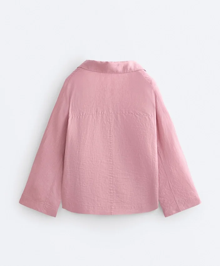 Chemise oversize à manches longues 100 % lin Chemise oversize à manches longues 100 % lin