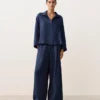 Chemise oversize à manches longues 100 % lin Chemise oversize à manches longues 100 % lin