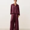 Chemise oversize à manches longues 100 % lin Chemise oversize à manches longues 100 % lin