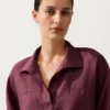 Chemise oversize à manches longues 100 % lin Chemise oversize à manches longues 100 % lin