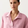 Chemise oversize à manches longues 100 % lin Chemise oversize à manches longues 100 % lin