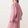 Chemise oversize à manches longues 100 % lin Chemise oversize à manches longues 100 % lin